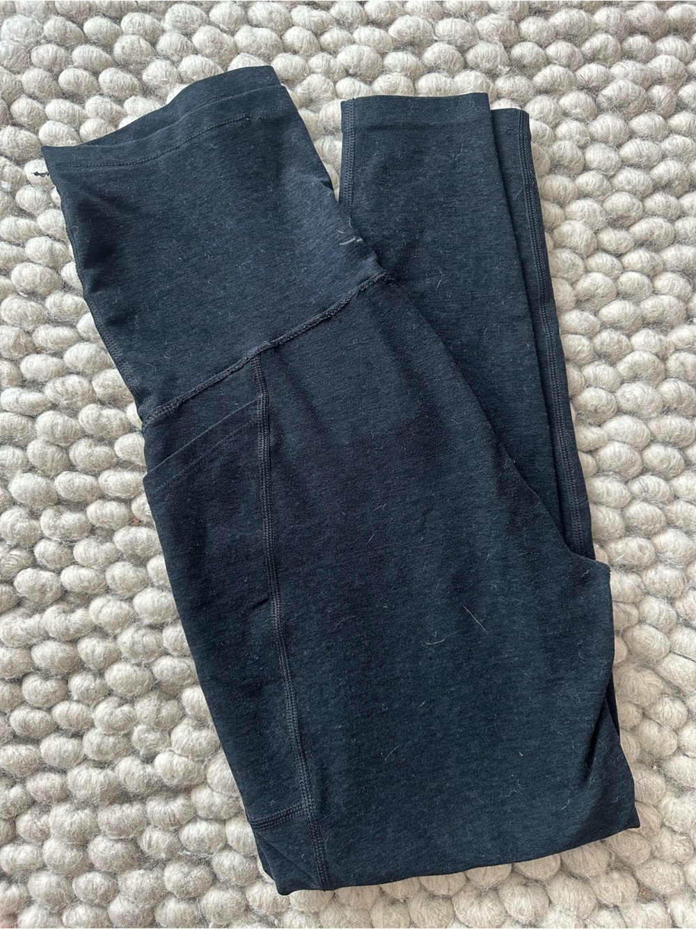 Beyond Yoga Black Maternity Leggings - Stretch Pocket Style
